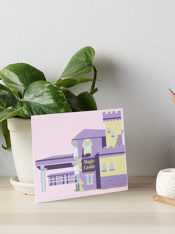 The Florida Project Magic Castle Inn Suites Art Board Print By Artbyzuleika Redbubble