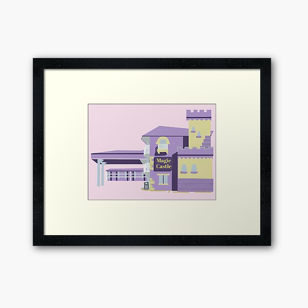 The Florida Project Magic Castle Framed Art Print By Annikaras Redbubble