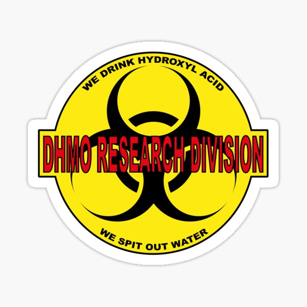 Artikel-Vorschau von Dihydrogen Monoxid Research Division Badge, designt und verkauft von Exilant.