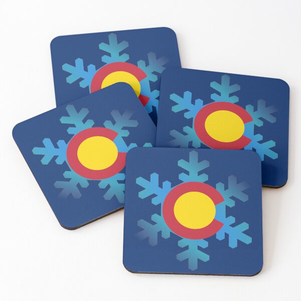Item preview, Hand Drawn Colorado Flag Snowflake designed and sold by itsrturn.