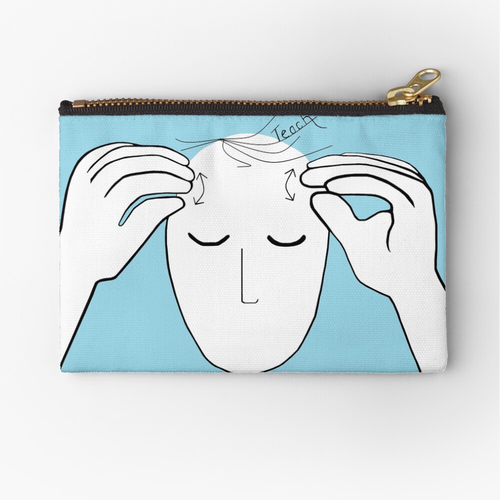 ASL Teach Zipper Pouch