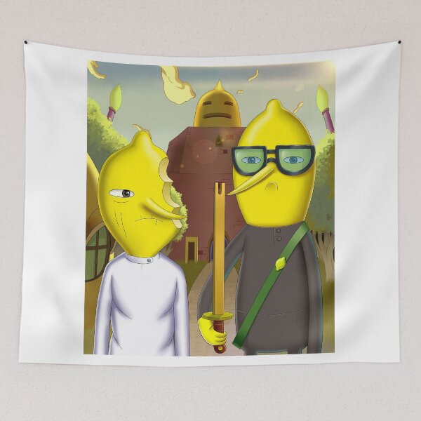 Item preview, earl of lemongrab painting with castle designed and sold by ghulstyle.