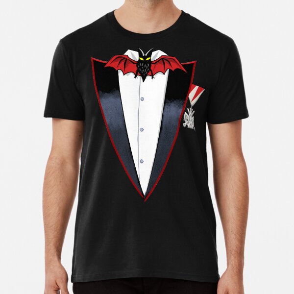 Dracula Tuxedo Shirt - Instant Halloween Costume Premium T-Shirt for Sale by Ben Walker-Storey | Redbubble Dracula Tuxedo... 