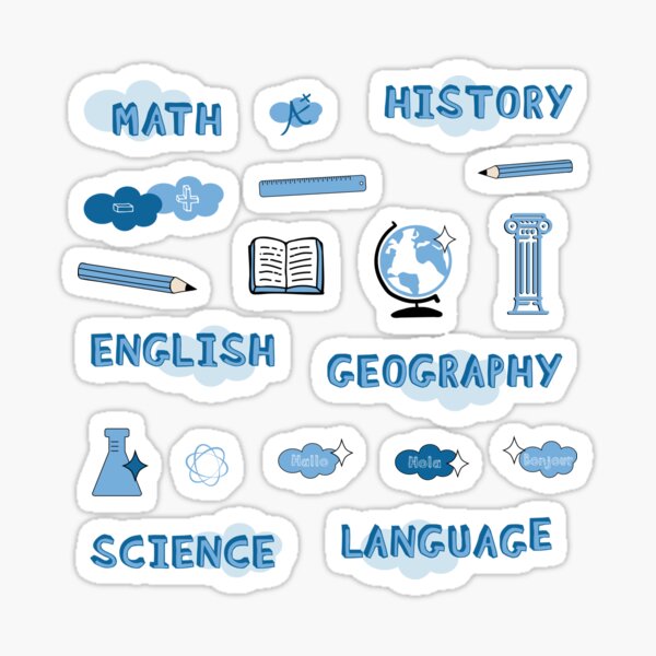 School Subject Logos