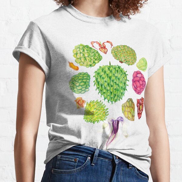 Annonaceae Flowers and Fruit Classic T-Shirt