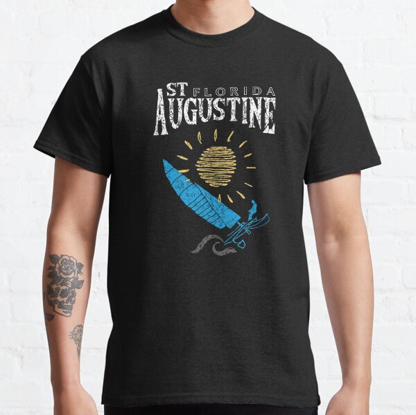 Item preview, St. Augustine Florida Sailing Catamaran Sailboat Beam Reach Blue FL designed and sold by ArtByBollwitt.