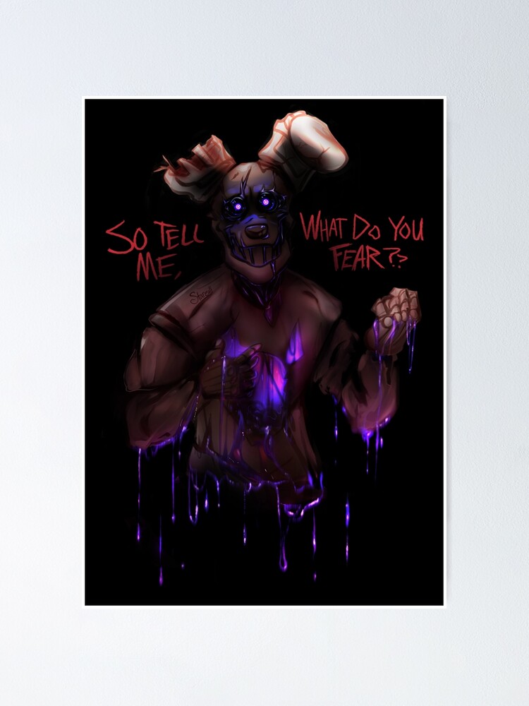 Springtrap FNaF 3 - The End Art Board Print for Sale by Starzall