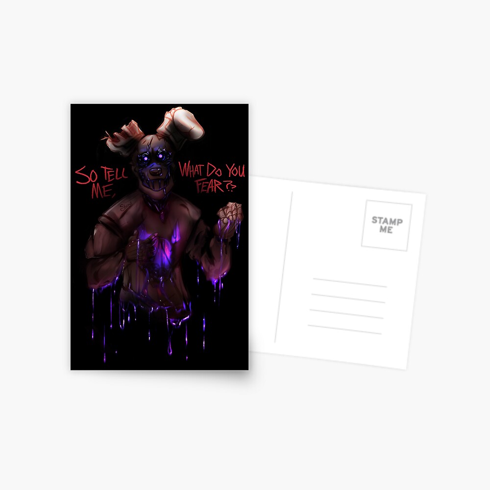 Five Nights at Freddy's - FNAF 3 - Springtrap - I Remain Postcard