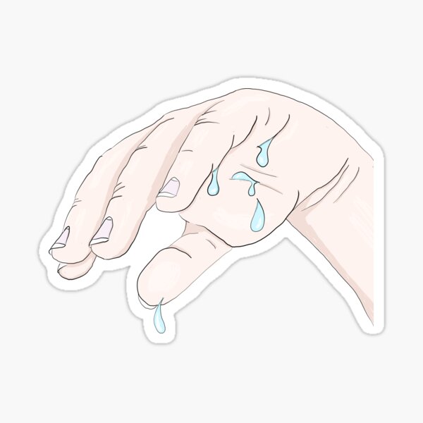Sweaty Hand Sticker