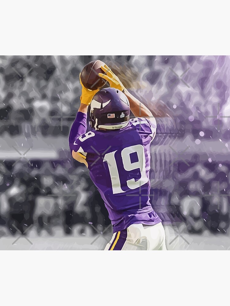 Adam Thielen Minnesota Vikings Signed Canvas