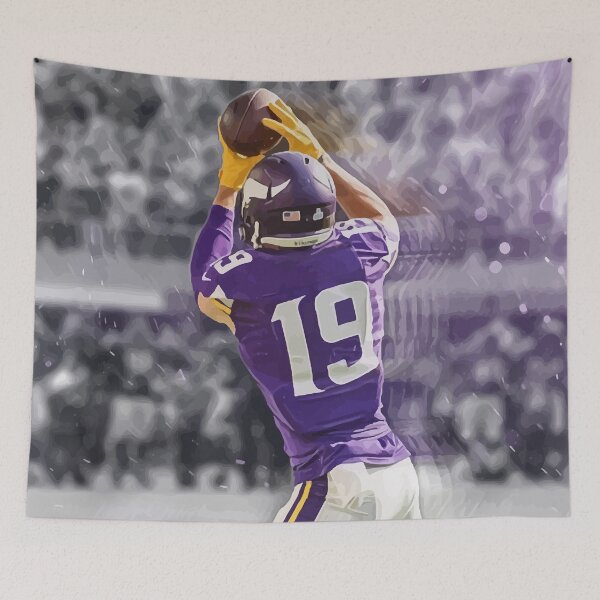 Artikelvorschau, Adam Thielen Minnesota Vikings Illustration entworfen und verkauft von AJ’s Shop.