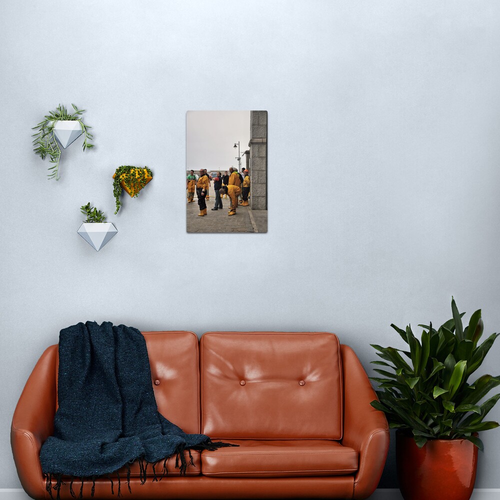 Lifeboat Crew Metal Print