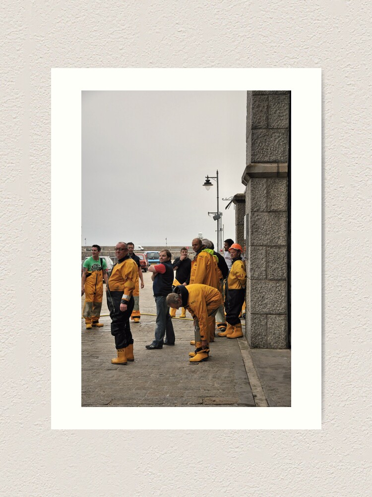 Alternate view of Lifeboat Crew Art Print
