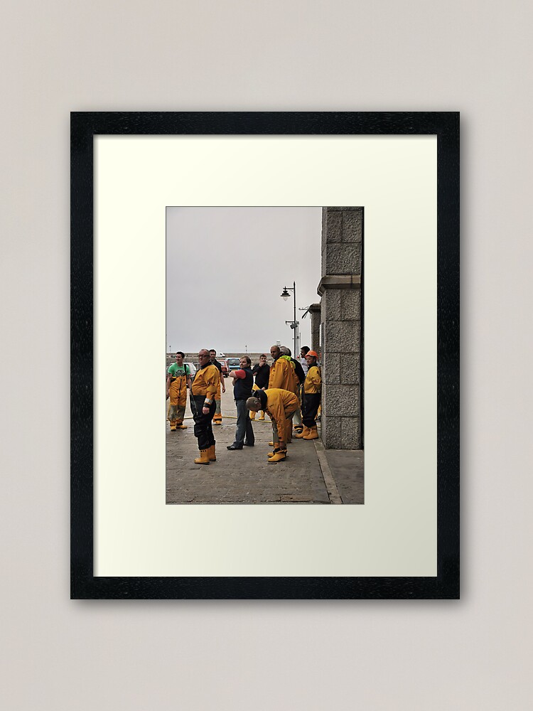 Alternate view of Lifeboat Crew Framed Art Print