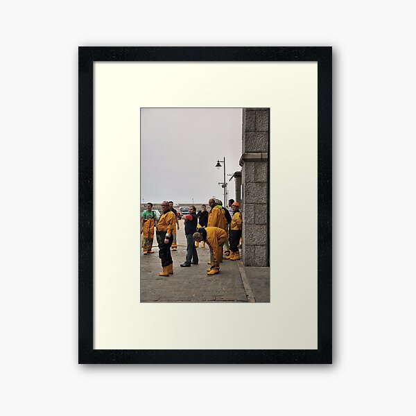 Lifeboat Crew Framed Art Print
