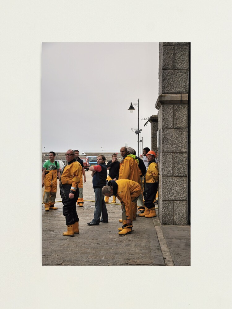 Alternate view of Lifeboat Crew Photographic Print