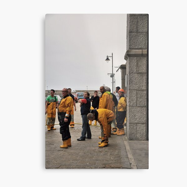 Lifeboat Crew Metal Print