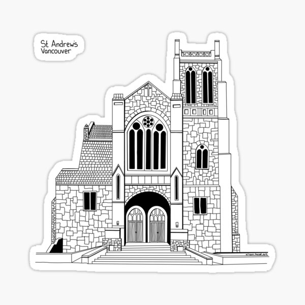 St Andrew’s Wesley Church, Vancouver Sticker