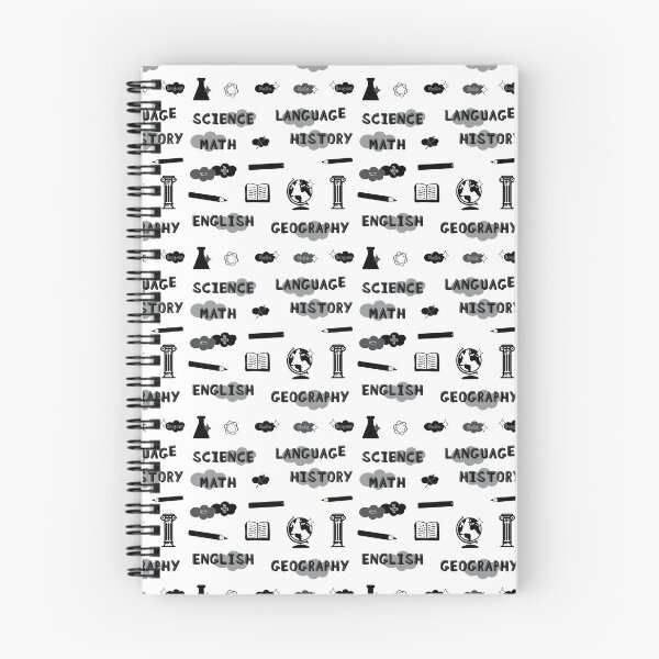 Item preview, Black and White School Subject Sticker Pack designed and sold by The-Goods.