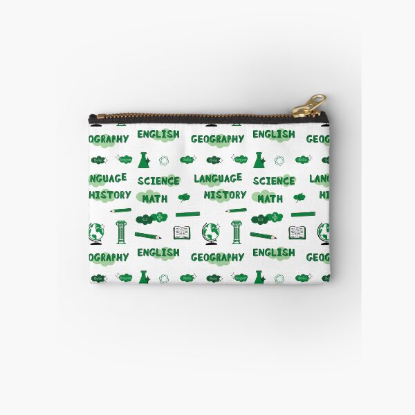 Item preview, Green School Subject Sticker Pack designed and sold by The-Goods.