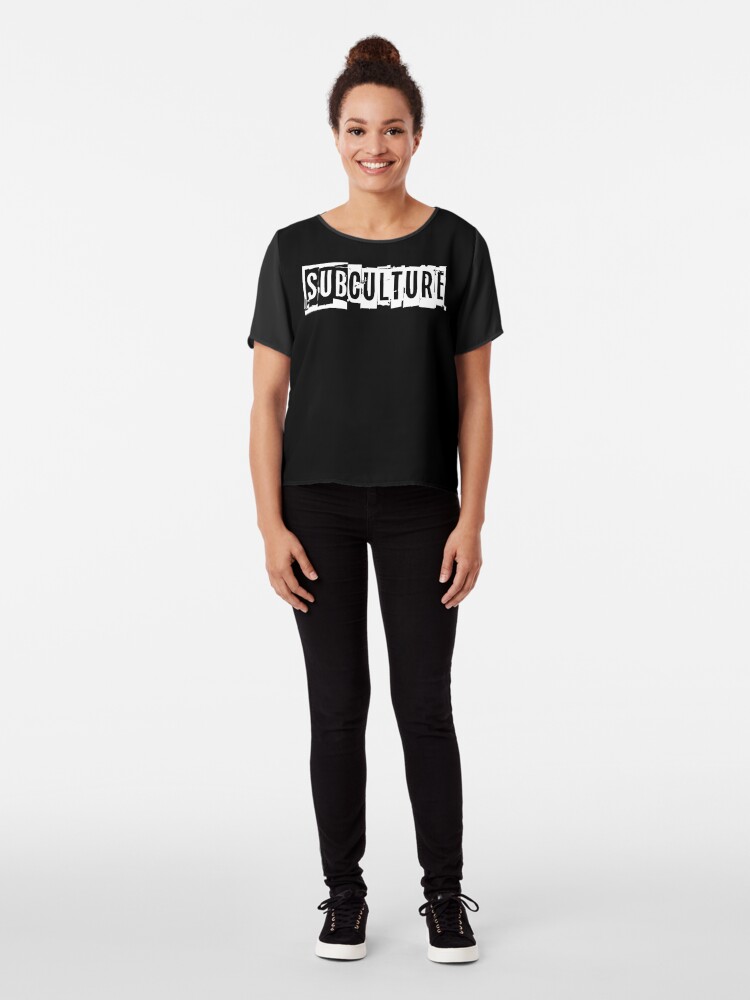 Alternate view of Sub Culture: Apparel & Accessories Chiffon Top