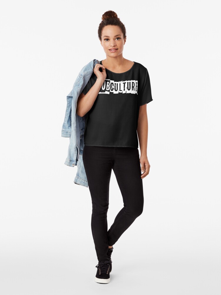 Alternate view of Sub Culture: Apparel & Accessories Chiffon Top