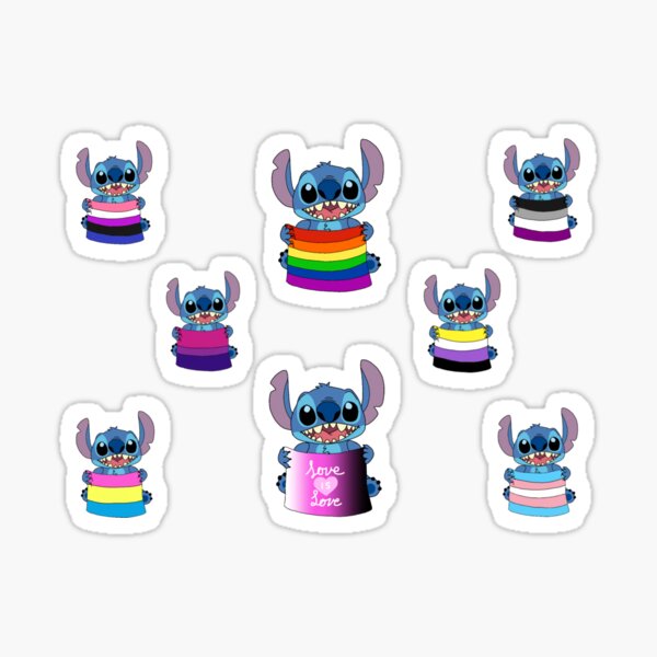 Item preview, Stitch Pride Full Collection  designed and sold by ClownGoddess.