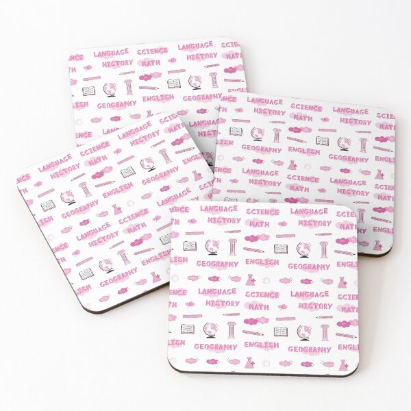 Item preview, Pink School Subjects Sticker Pack designed and sold by The-Goods.