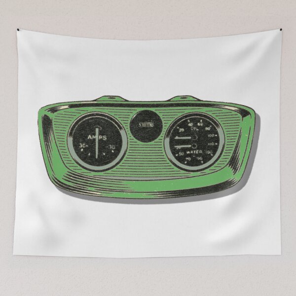 Item preview, The Mean Green Smiths Drivers Dashboard With Shadow designed and sold by taspaul.