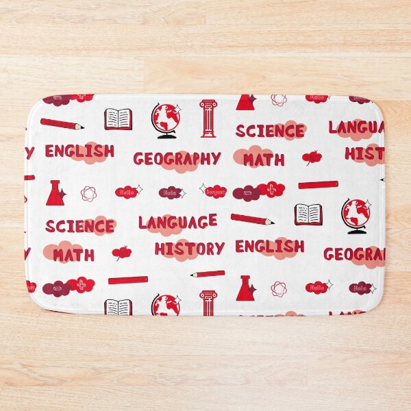Item preview, Red School Subjects Sticker Pack designed and sold by The-Goods.