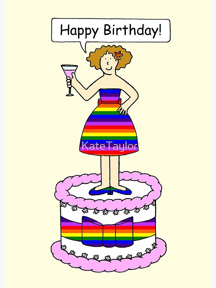 Drôle Cartes Gay Bi Lesbienne Carte D'Anniversaire Carte