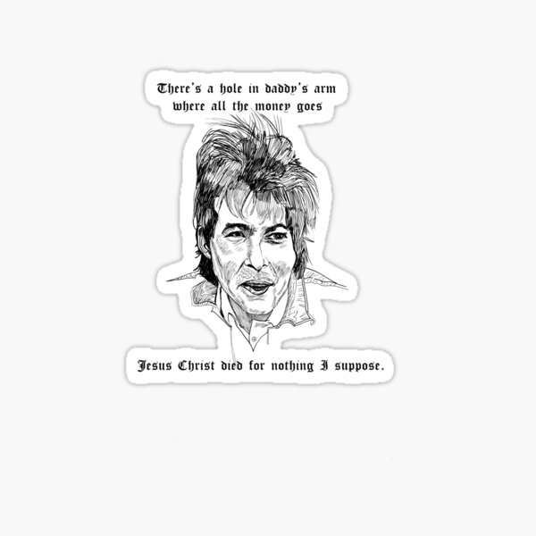 John Prine drawing Sticker