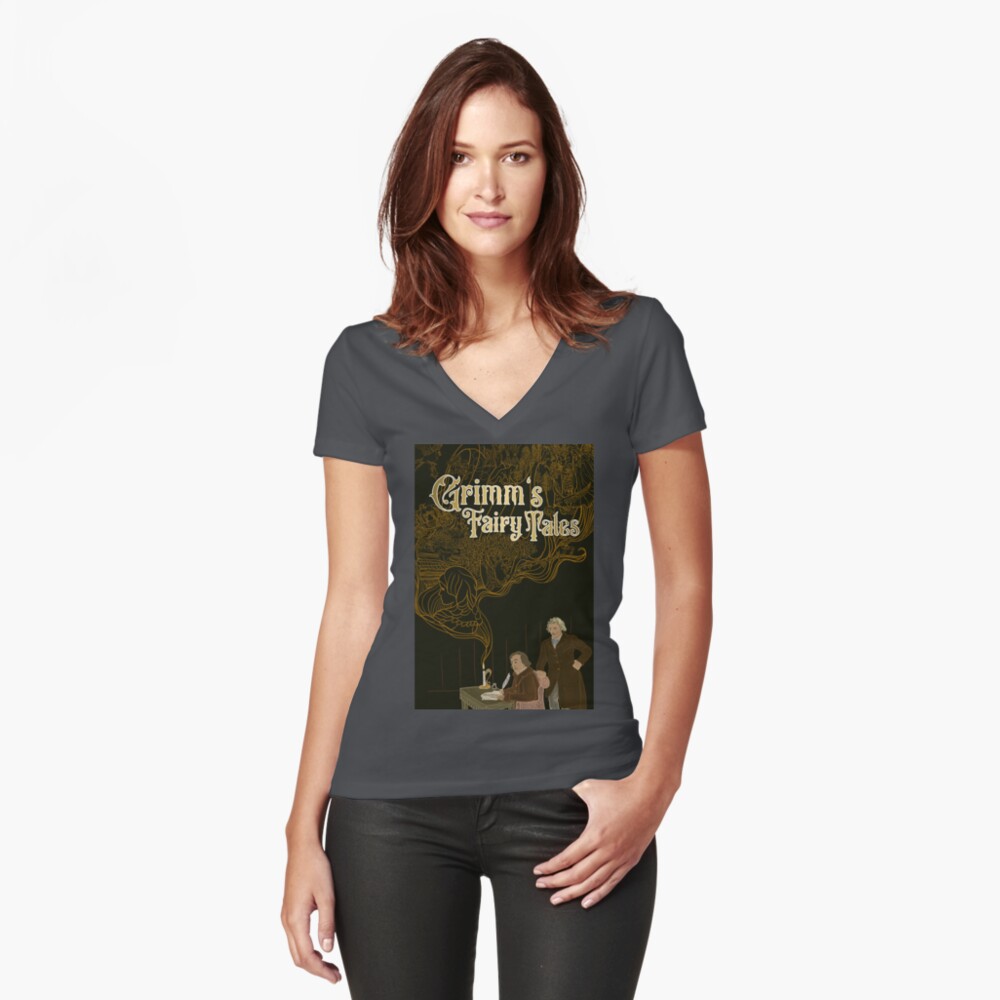 Item preview, Fitted V-Neck T-Shirt designed and sold by tinaschofield.