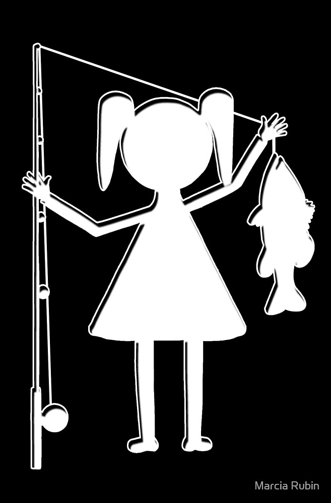 "Reel Girl" by Marcia Rubin Redbubble