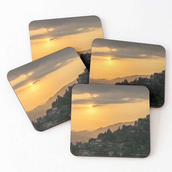 Item preview, Italian Hilltop Villas - On the Verge of Sunset in San Vigilio Bergamo Lombardy Italy  designed and sold by Georgia Mizuleva.