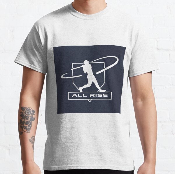 Yankees Aaron Judge All Rise T-Shirt from Homage. | Grey | Vintage Apparel from Homage.