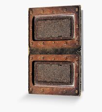 welding mask Greeting Card