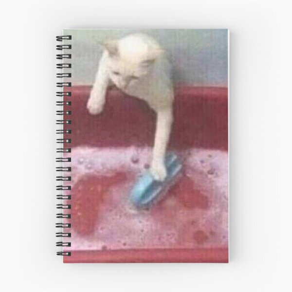 Item preview, Cat cleaning designed and sold by ladyplankuff.
