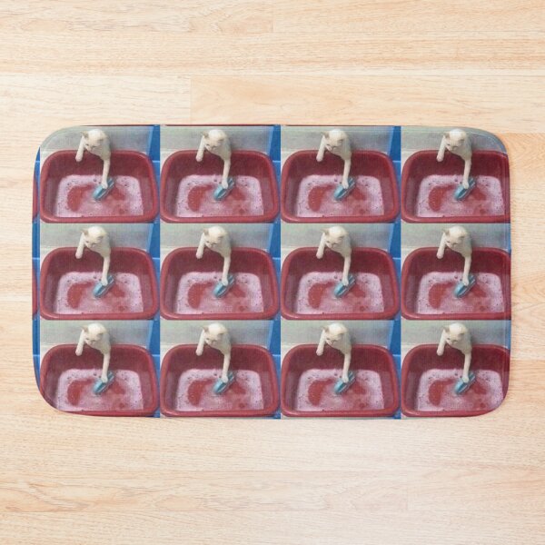 Item preview, Cat cleaning designed and sold by ladyplankuff.