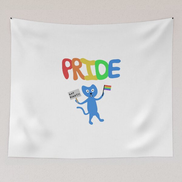 Item preview, Gay Pride Cat (Mx. Cat says gay rights!) designed and sold by mcr-fobpatd.