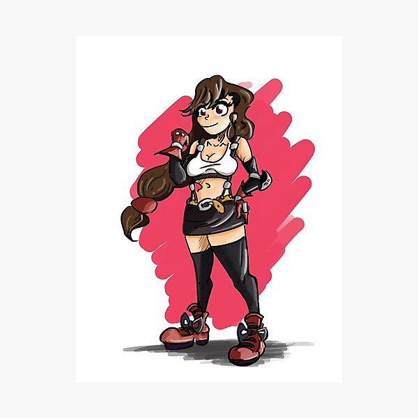 Item preview, TIFA LOCKHART FAN ART designed and sold by MaziuPerez.