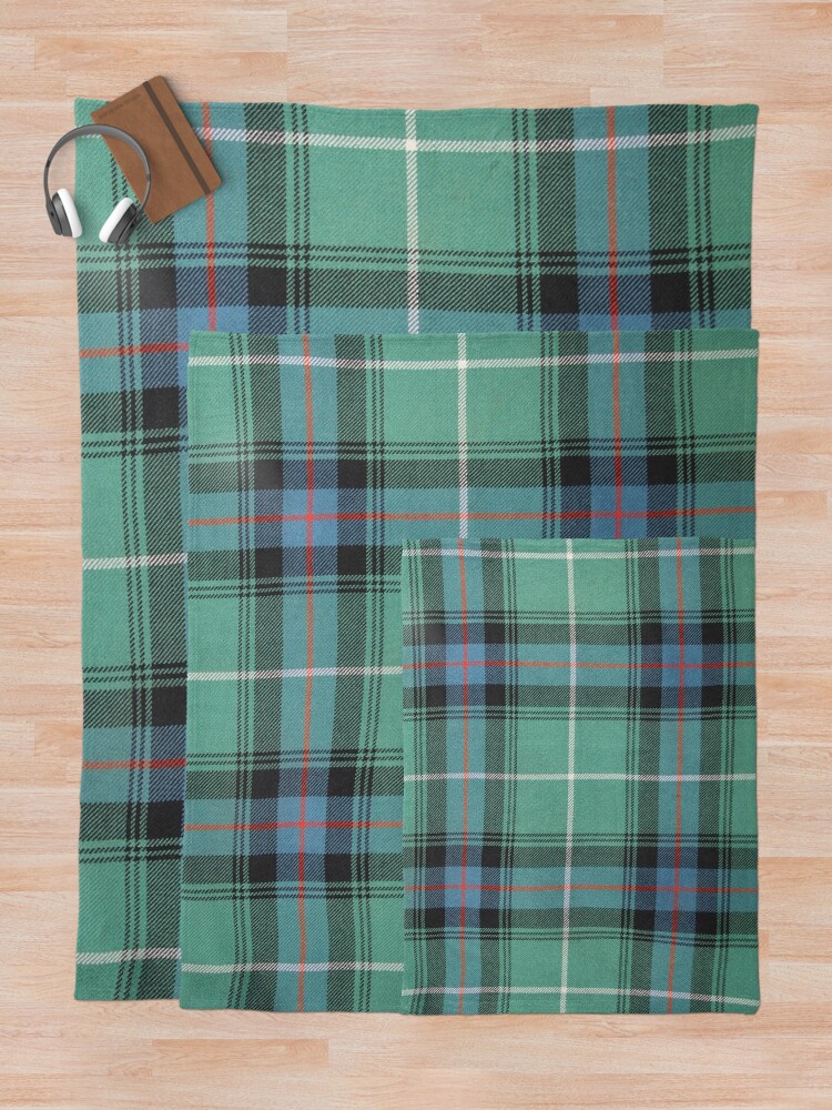 Alternate view of MacDonald of the Isles Hunting Throw Blanket