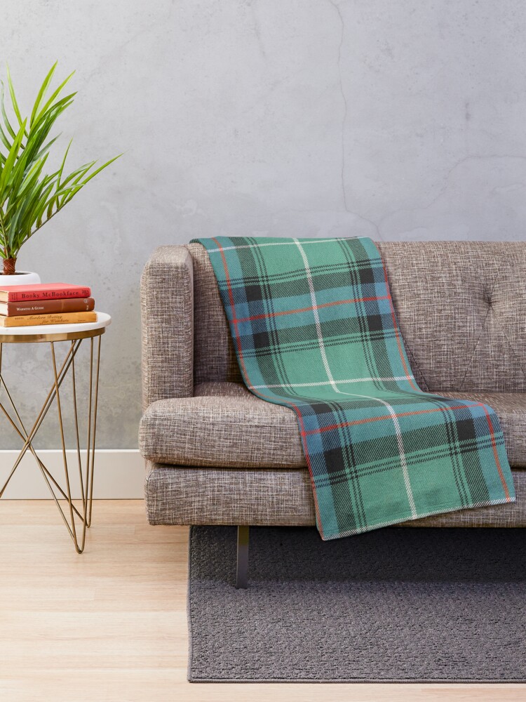 Alternate view of MacDonald of the Isles Hunting Throw Blanket