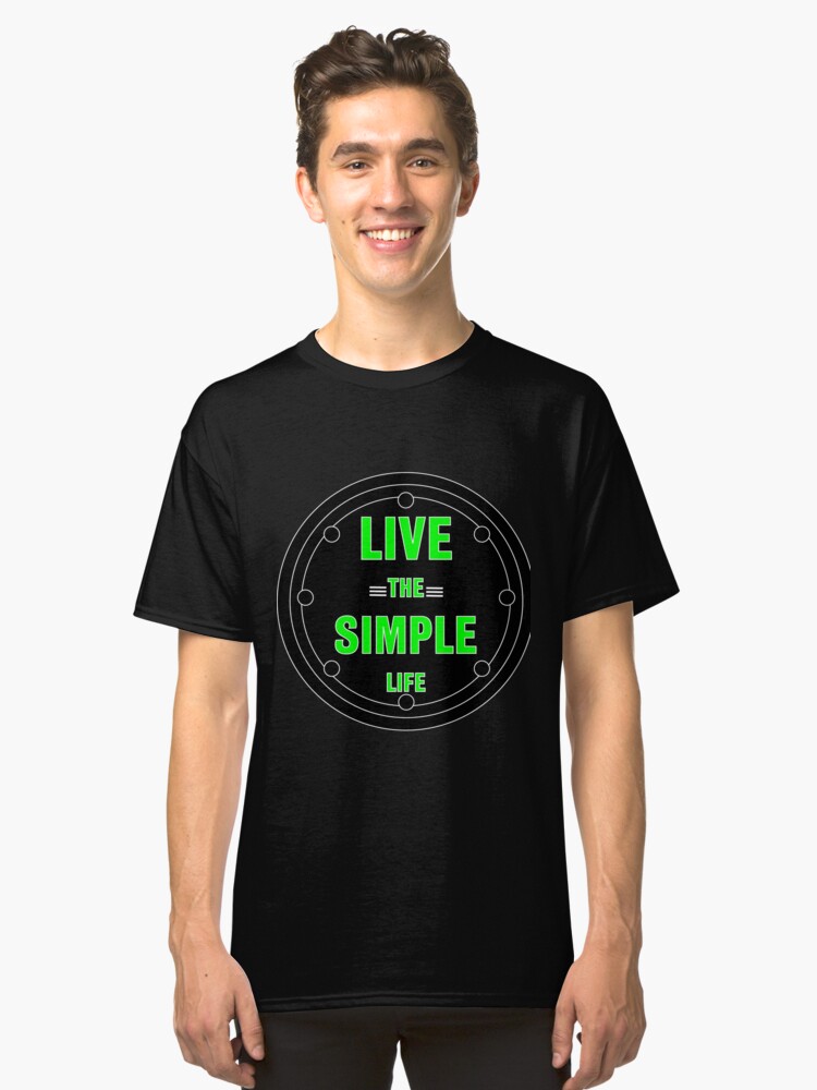 live simple t shirt