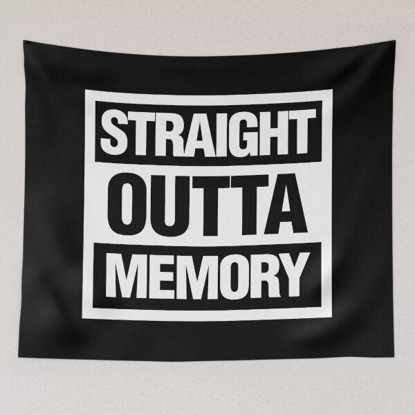 Item preview, Straight Outta Memory designed and sold by elhefe.