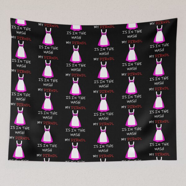 Item preview, Ladies Fun T-Shirt MEI DIRNDL IS IN DA WASH Oktoberfest Munich Wiesn Beer designed and sold by urban-design.