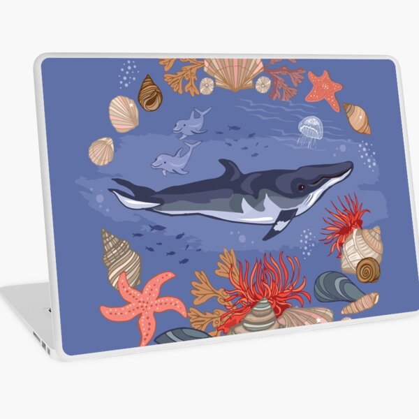 Minke Whale Laptop Skin
