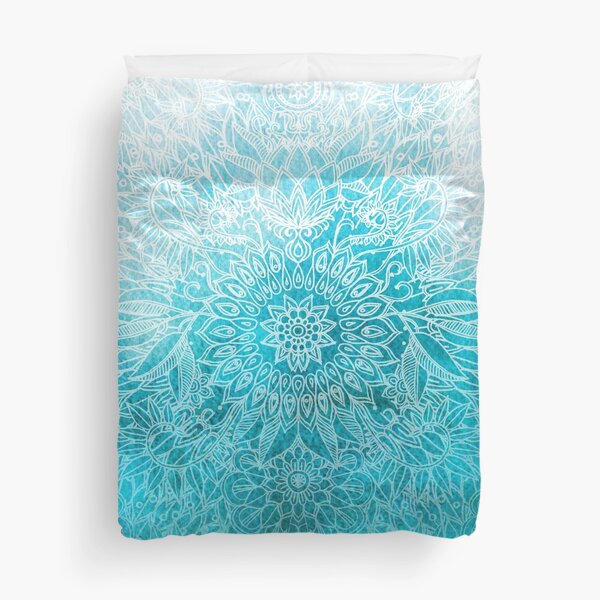 Item preview, Fade to Teal - watercolor + doodle designed and sold by micklyn.