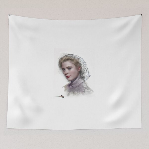 Item preview, Grace Kelly ca 1955, photo colorized and stylized designed and sold by lexmil.