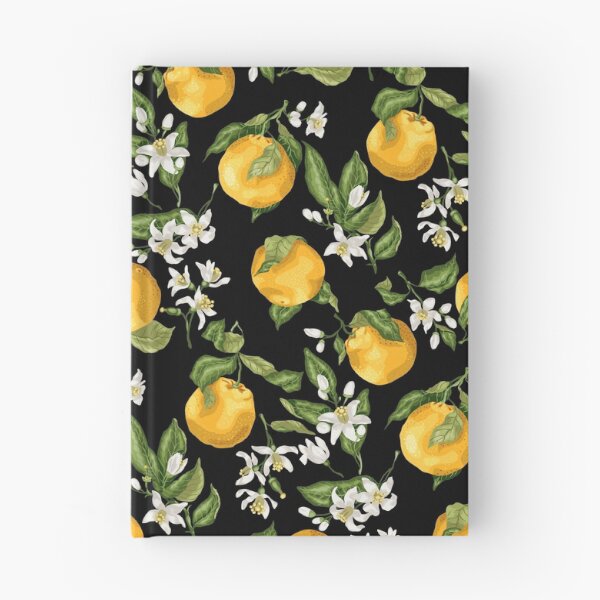 Item preview, Orange Citrus  blossom with fruits and flowers designed and sold by Yulia Fushtey.
